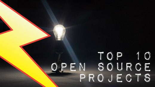 Top 10 open source projects of 2014 with lightbulb