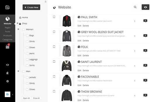 Open Source E-commerce Website