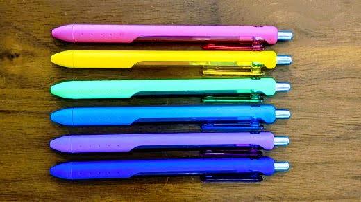 Colorful pens