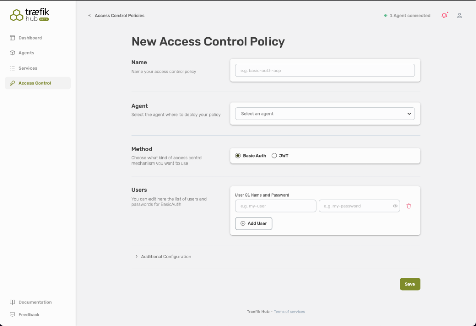 New access control policy