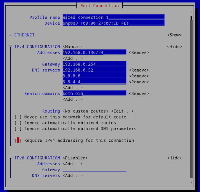 Ubuntu Server Network Manager Command Line