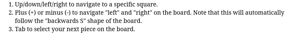 The three options are in an ordered list, numbered 1, 2, and 3.