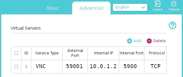 router configuration