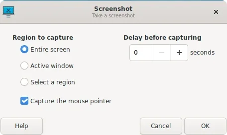 XFCE Screenshooter