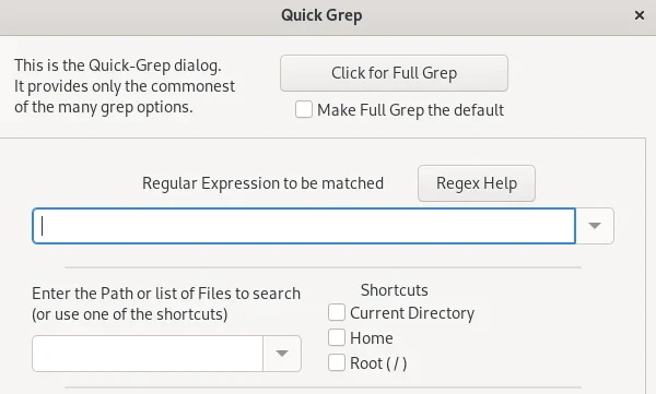 4Pane can run grep and locate commands to help you find your data.