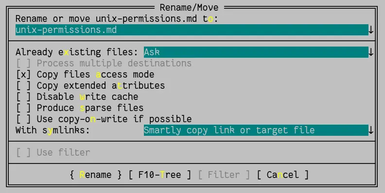 Image of far21 move options.