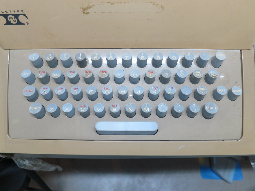 Teletype ASR-33 keyboard