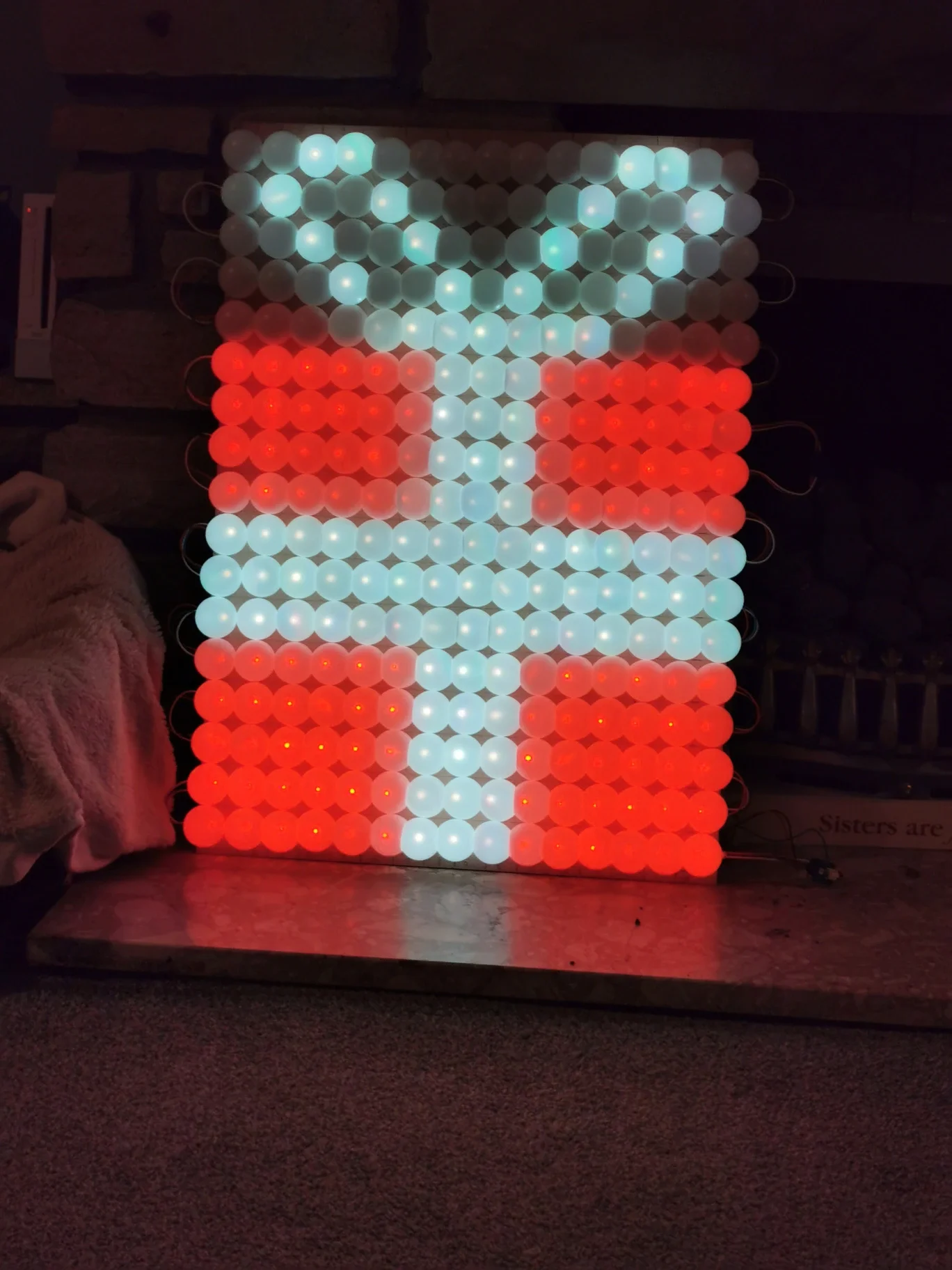A Christmas gift in LED.