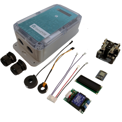 Image of the OpenEVSE kit.