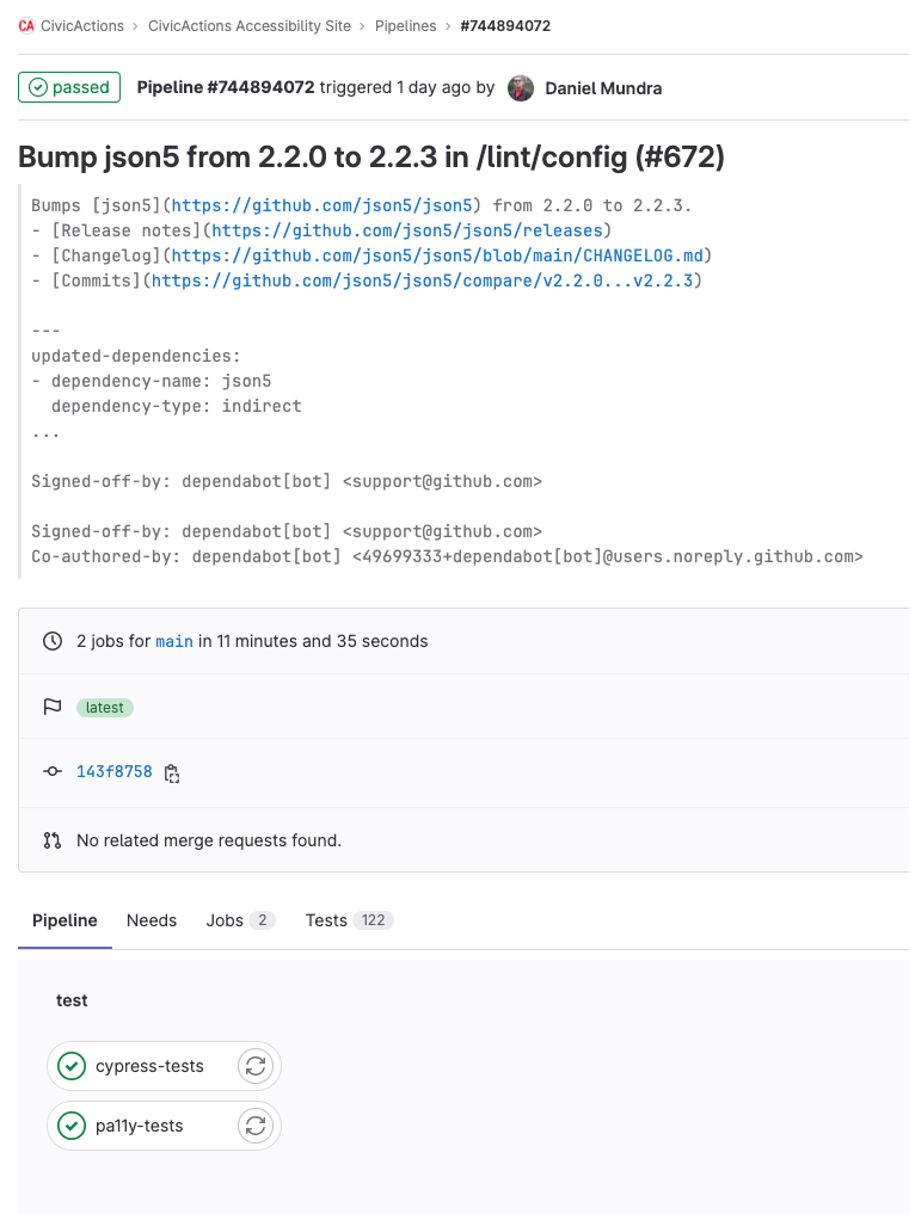 GitLab pipeline