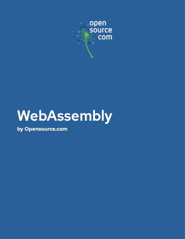 Opensource.com WebAssembly eBook cover