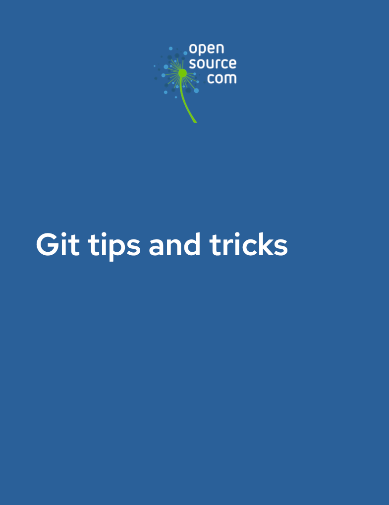 Git tips and tricks eBook cover