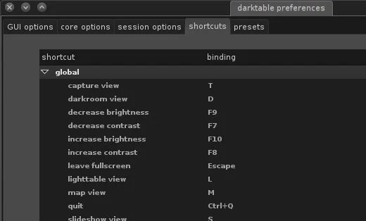 darktable user manual