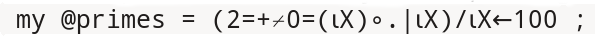 My Perl equation