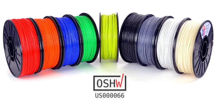 Different colors of IC3D filament