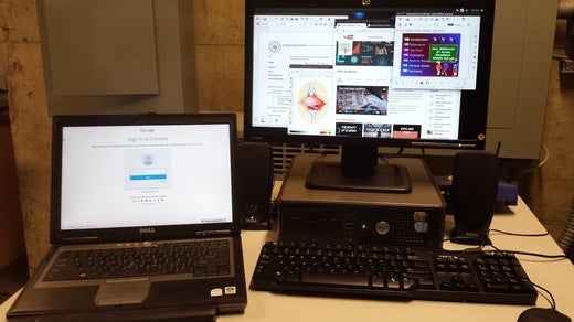 Refurbished desktops and laptops rescued from the trash, now run open source software.