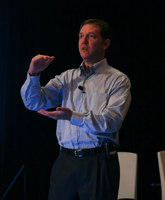 Jim Whitehurst speaking at CED Venture 2010 Conference