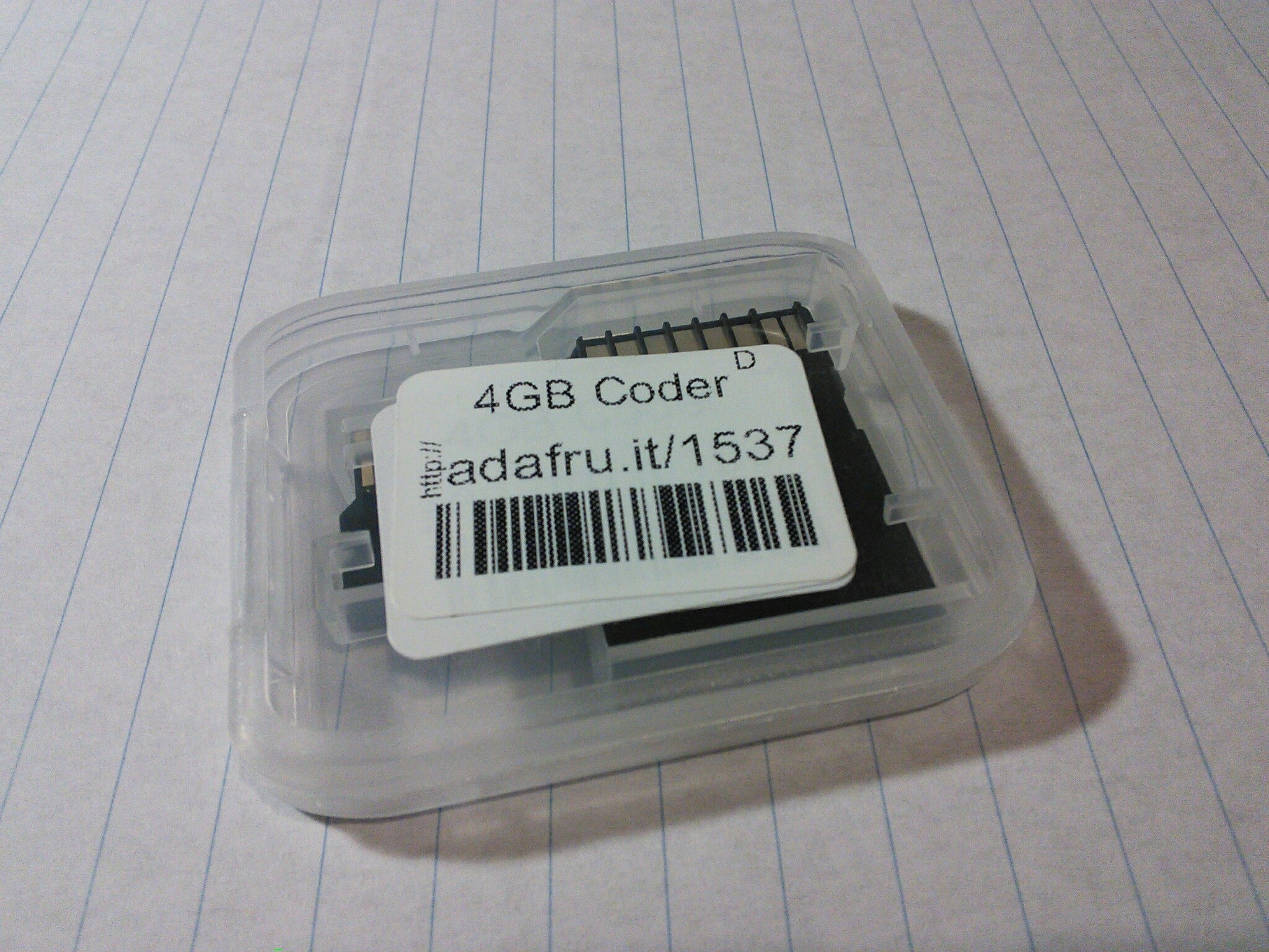 SD Card with Coder from AdaFruit