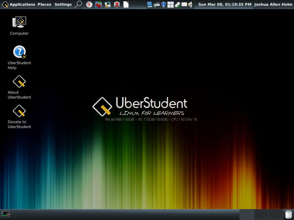 UberStudent 4.1 Two-panel Desktop