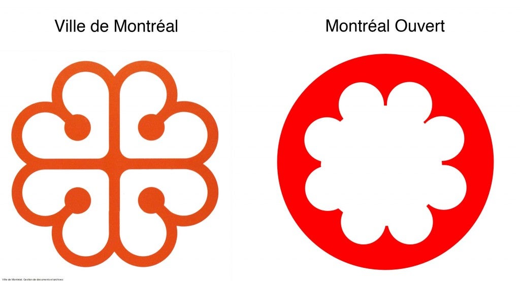 montreal ouvert logo comparison
