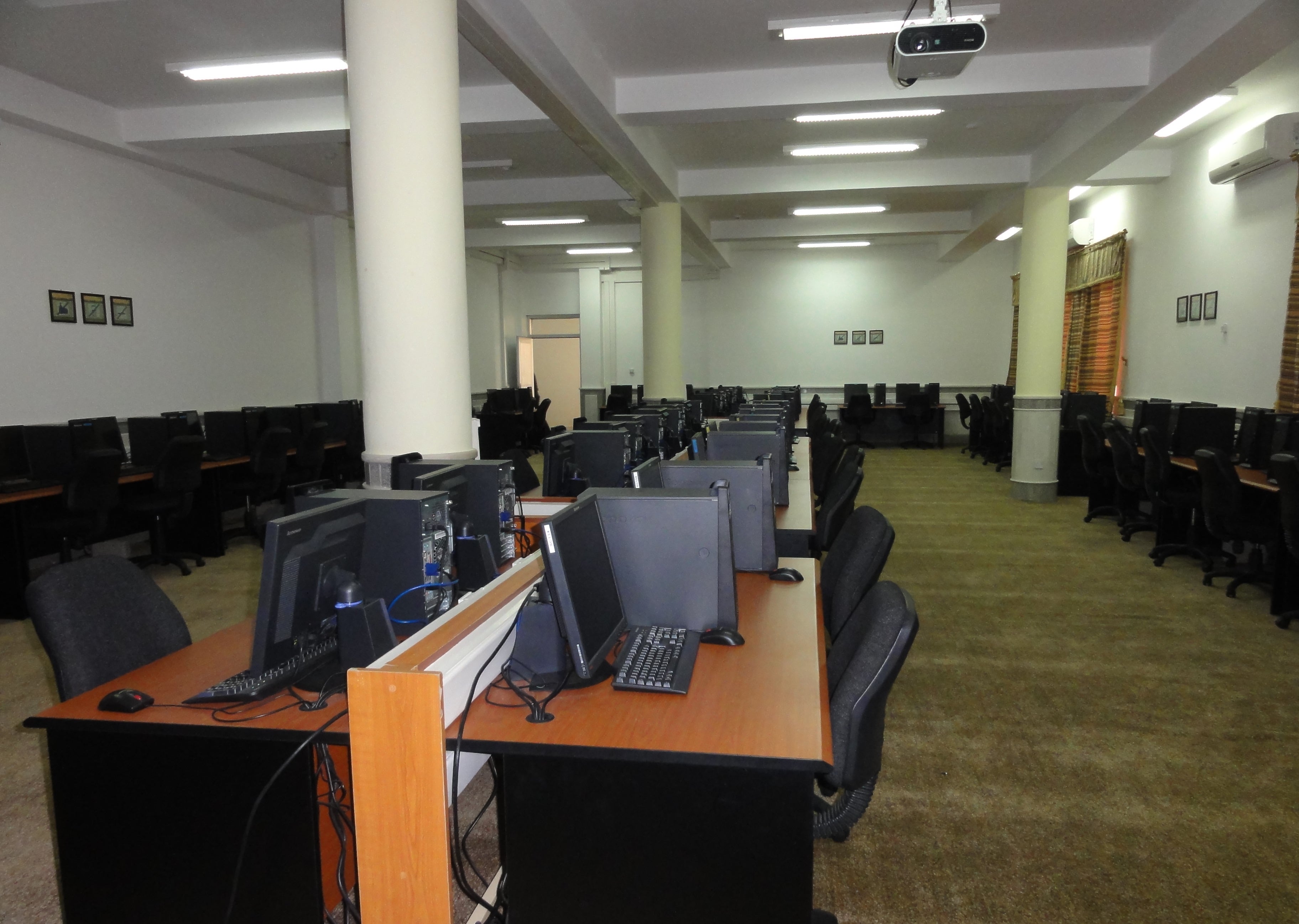 View of the new IT center at the University of Herat