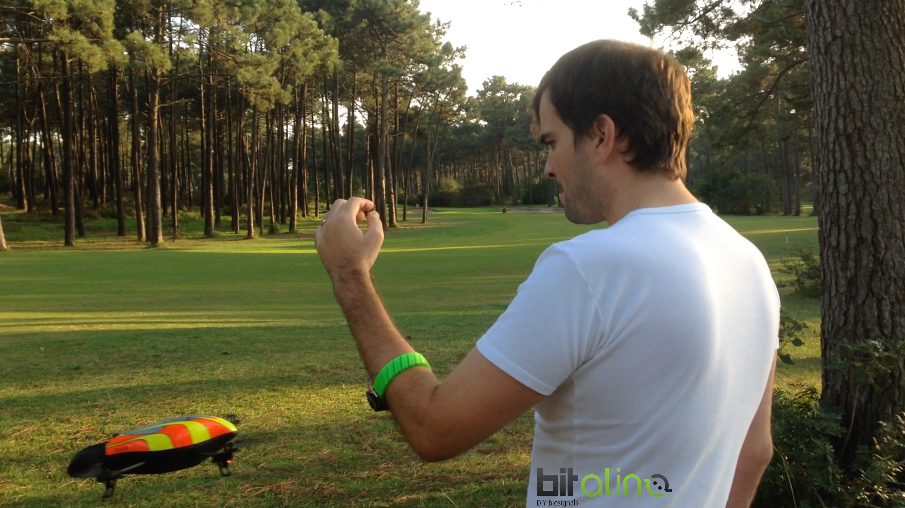 BITalino arm sensor for drone