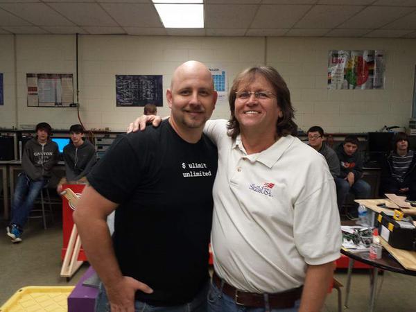Chase Crum and his mentor / teacher
