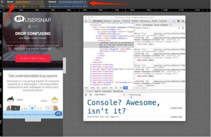 Firefox developer edition screenshot