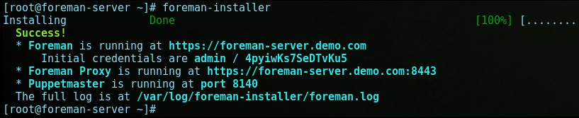 foreman installer code