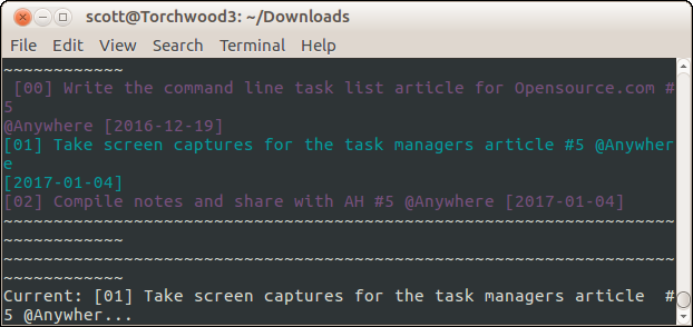 3 To Do List Managers For The Linux Command Line Opensource Com