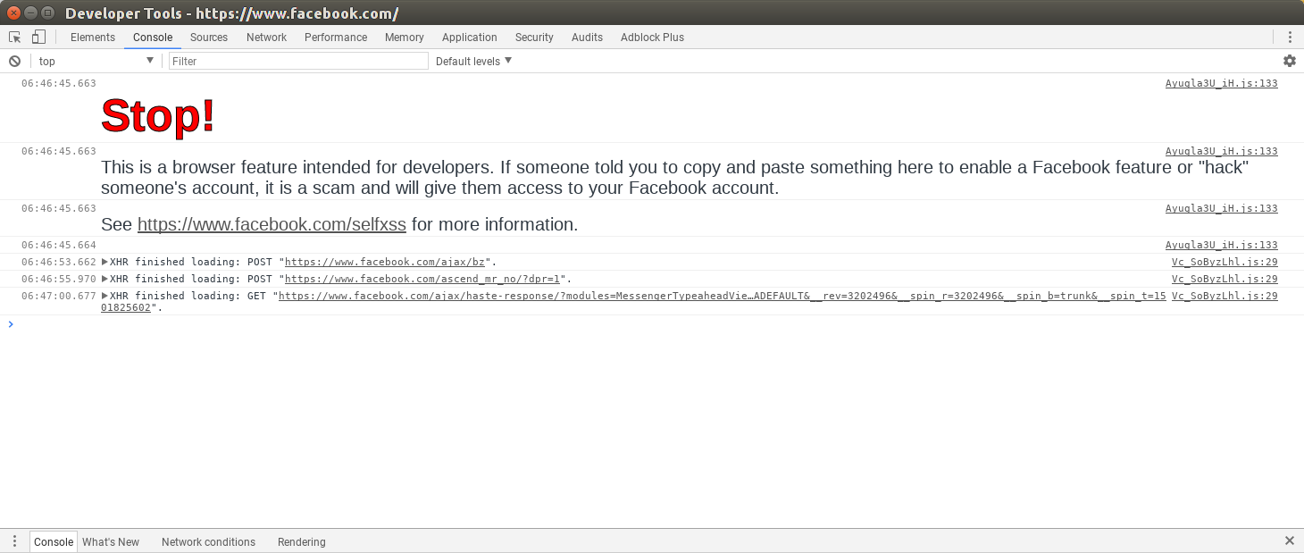 Developer Tools: Facebook “Hacking” Tutorial