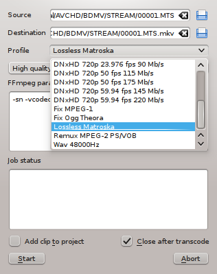 universal media server transcode folder