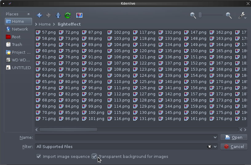 loading an image sequence