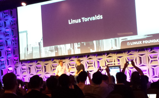 Linus Torvalds at LinuxCon North America 2015