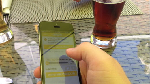 Opensource.com team member Michael Harrison uses Untappd.