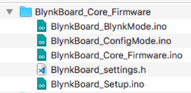 Blynk Board firmware