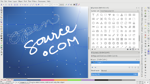 Inkscape screenshot