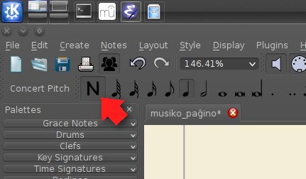 musescore keyboard shortcuts