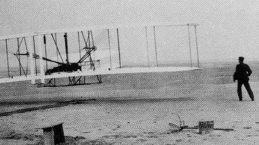 Wright Brothers first flight via NASA