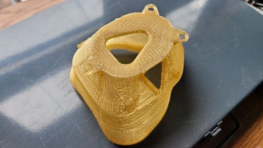 High-temperature 3D-printed mask