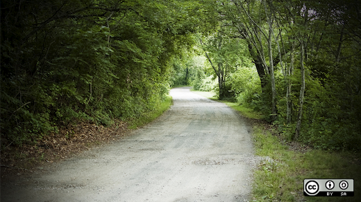 A farm road