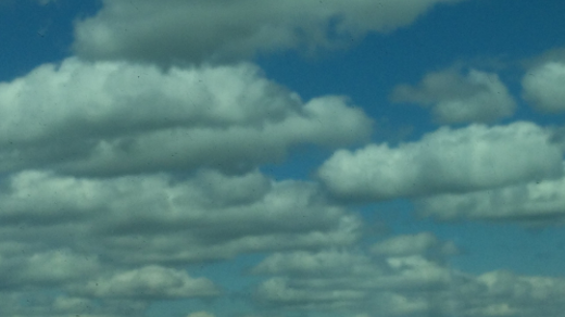 clouds in a blue sky 