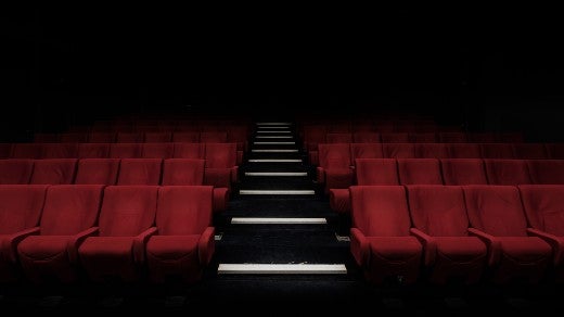 red theater seating for a movie or play