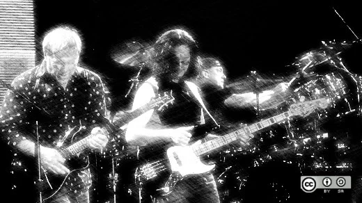 Rush in concert, edited