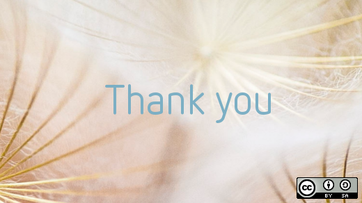 A thousand thanks from Opensource.com