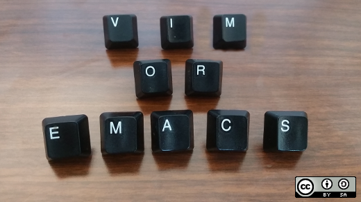 Vim or Emacs keyboard letters