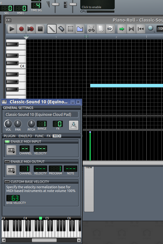 lmms midi mapping