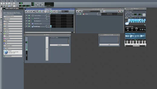 Linux Multimedia Studio, LMMS, interface