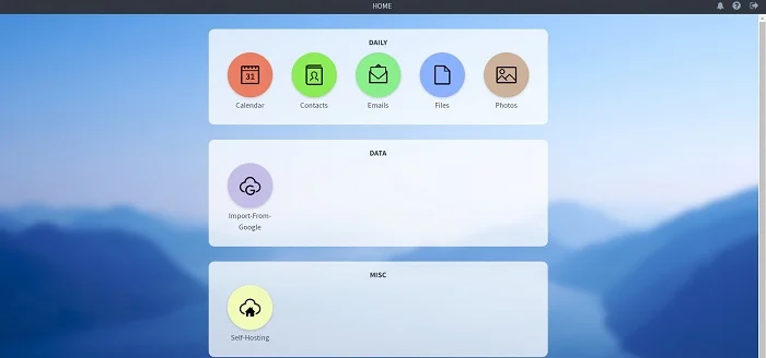 Main Cozy Interface