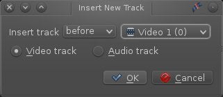 new track in kdenlive